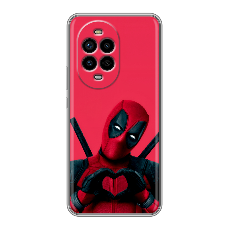 Силиконовый чехол на Huawei Nova 13 Pro с принтом Дедпул Deadpool Силиконовый чехол на Huawei Nova 13 Pro с принтом Дедпул Deadpool