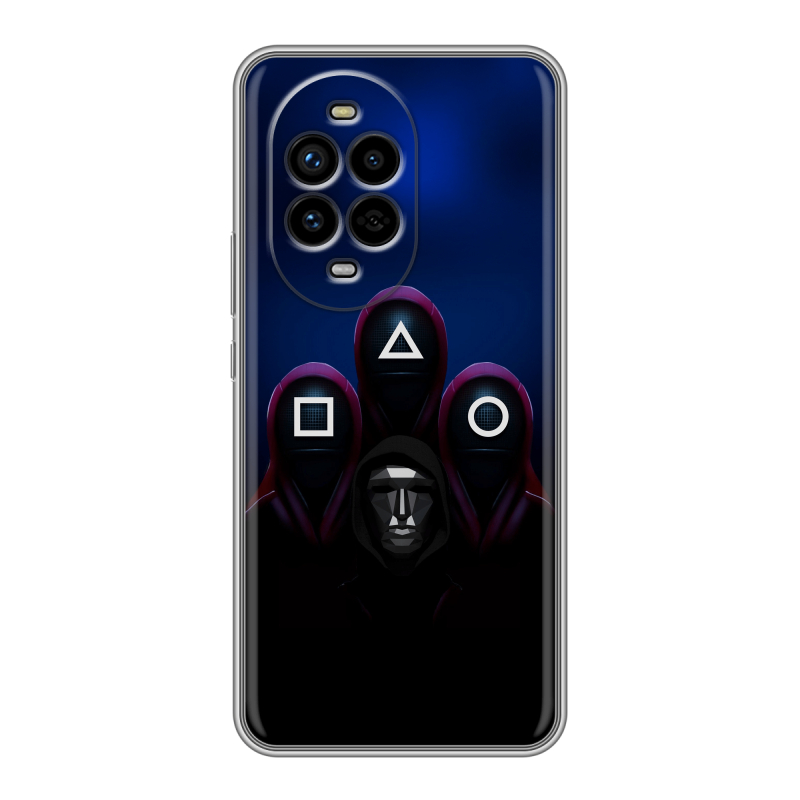 Силиконовый чехол на Huawei Nova 13 Pro с принтом Игра Кальмара Силиконовый чехол на Huawei Nova 13 Pro с принтом Игра Кальмара