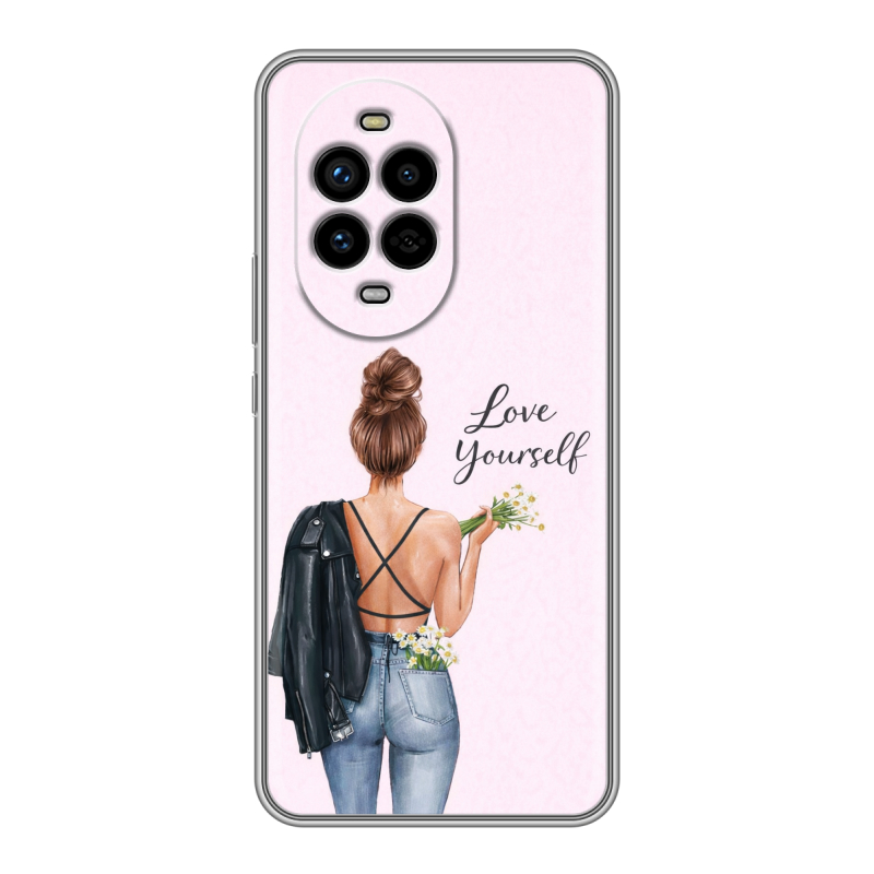 Силиконовый чехол на Huawei Nova 13 Pro с принтом женский Силиконовый чехол на Huawei Nova 13 Pro с принтом женский