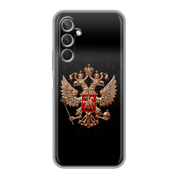 Силиконовый чехол на Samsung Galaxy A26 5g с принтом Герб России Силиконовый чехол на Samsung Galaxy A26 5g с принтом Герб России