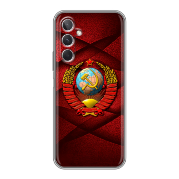 Силиконовый чехол на Samsung Galaxy A26 5g с принтом Герб СССР Силиконовый чехол на Samsung Galaxy A26 5g с принтом Герб СССР