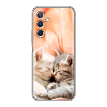 Силиконовый чехол на Samsung Galaxy A26 5g с принтом Котята
