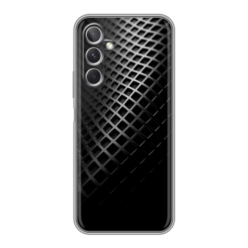 Силиконовый чехол на Samsung Galaxy A26 5g с принтом Текстура металла
