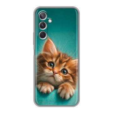 Силиконовый чехол на Samsung Galaxy A26 5g с принтом котенок