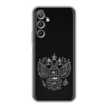 Силиконовый чехол на Samsung Galaxy A26 5g с принтом Герб России