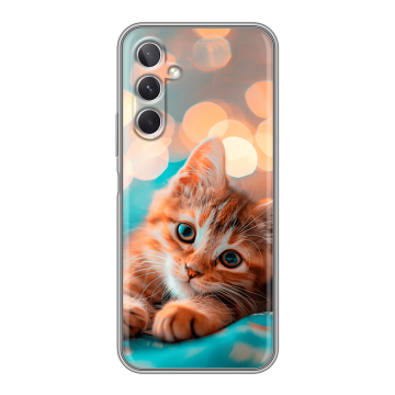 Силиконовый чехол на Samsung Galaxy A26 5g с принтом котик Силиконовый чехол на Samsung Galaxy A26 5g с принтом котик