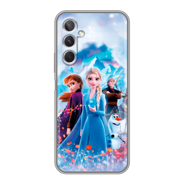 Силиконовый чехол на Samsung Galaxy A26 5g с принтом Холодное сердце Frozen Силиконовый чехол на Samsung Galaxy A26 5g с принтом Холодное сердце Frozen