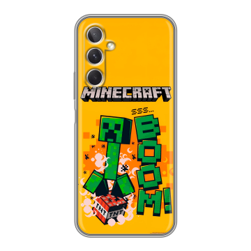 Силиконовый чехол на Samsung Galaxy A26 5g с принтом Майнкрафт Minecraft Силиконовый чехол на Samsung Galaxy A26 5g с принтом Майнкрафт Minecraft