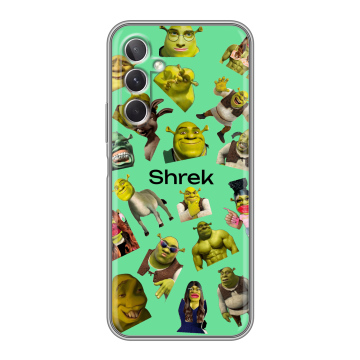 Силиконовый чехол на Samsung Galaxy A26 5g с принтом Шрек Shrek Силиконовый чехол на Samsung Galaxy A26 5g с принтом Шрек Shrek