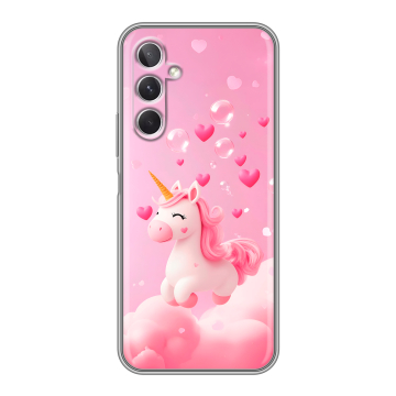 Силиконовый чехол на Samsung Galaxy A26 5g с принтом Единорог Силиконовый чехол на Samsung Galaxy A26 5g с принтом Единорог