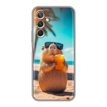 Силиконовый чехол на Samsung Galaxy A26 5g с принтом Капибара Силиконовый чехол на Samsung Galaxy A26 5g с принтом Капибара