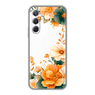 Силиконовый чехол на Samsung Galaxy A26 5g с принтом Цветы принт Силиконовый чехол на Samsung Galaxy A26 5g с принтом Цветы принт
