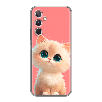 Силиконовый чехол на Samsung Galaxy A26 5g с принтом Розовый котенок Силиконовый чехол на Samsung Galaxy A26 5g с принтом Розовый котенок