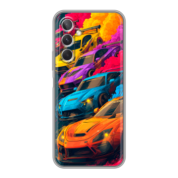 Силиконовый чехол на Samsung Galaxy A26 5g с принтом Тачки Силиконовый чехол на Samsung Galaxy A26 5g с принтом Тачки