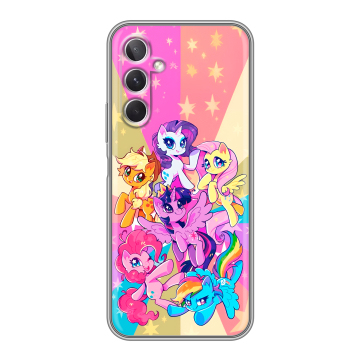 Силиконовый чехол на Samsung Galaxy A26 5g с принтом My little pony Дружба чудо Силиконовый чехол на Samsung Galaxy A26 5g с принтом My little pony Дружба чудо