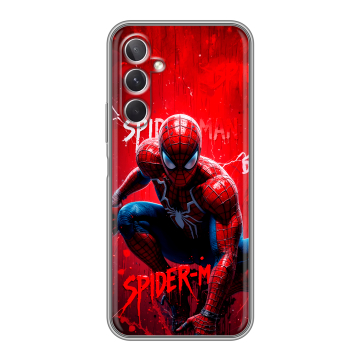 Силиконовый чехол на Samsung Galaxy A26 5g с принтом Spiderman Человек паук