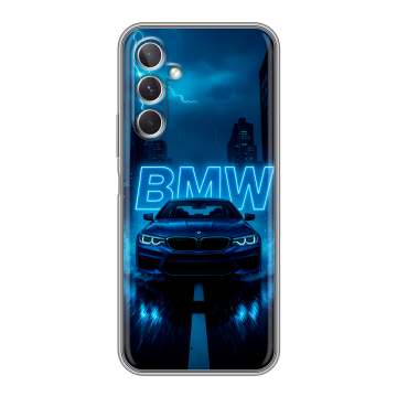 Силиконовый чехол на Samsung Galaxy A26 5g с принтом BMW БМВ