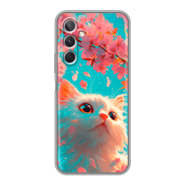 Силиконовый чехол на Samsung Galaxy A26 5g с принтом Красивый кот