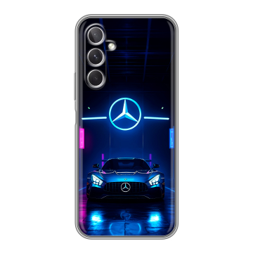 Силиконовый чехол на Samsung Galaxy A26 5g с принтом Mercedes Мерседес
