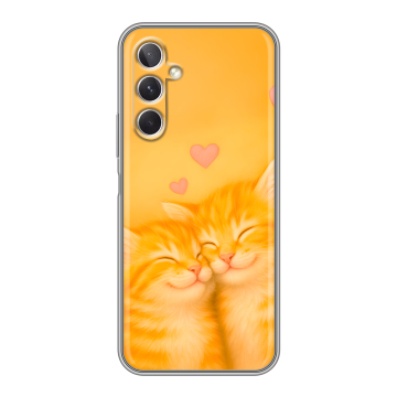 Силиконовый чехол на Samsung Galaxy A26 5g с принтом Милые котята