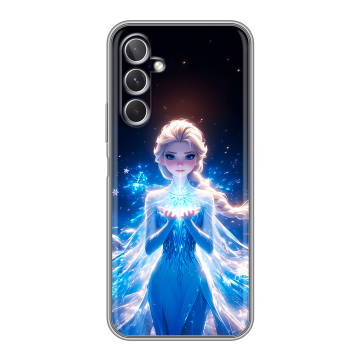 Силиконовый чехол на Samsung Galaxy A26 5g с принтом Холодное сердце Frozen Силиконовый чехол на Samsung Galaxy A26 5g с принтом Холодное сердце Frozen