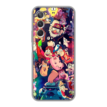 Силиконовый чехол на Samsung Galaxy A26 5g с принтом Gravity Falls Гравити Фолз Силиконовый чехол на Samsung Galaxy A26 5g с принтом Gravity Falls Гравити Фолз