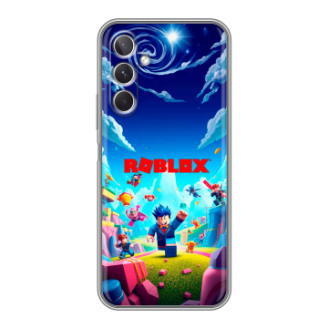 Силиконовый чехол на Samsung Galaxy A26 5g с принтом Roblox Роблокс