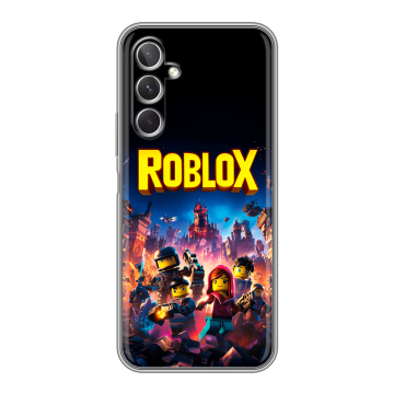 Силиконовый чехол на Samsung Galaxy A26 5g с принтом Roblox Роблокс