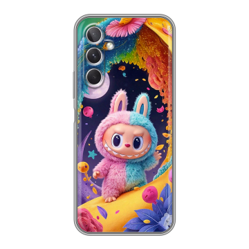 Силиконовый чехол на Samsung Galaxy A26 5g с принтом Labubu Лабубу
