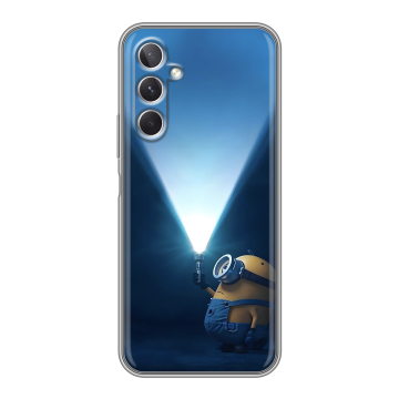 Силиконовый чехол на Samsung Galaxy A26 5g с принтом Миньоны