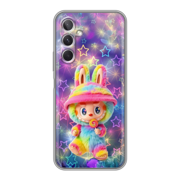 Силиконовый чехол на Samsung Galaxy A26 5g с принтом Labubu Лабубу
