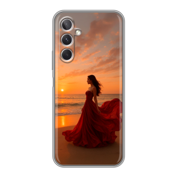 Силиконовый чехол на Samsung Galaxy A26 5g с принтом со своим фото