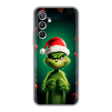 Силиконовый чехол на Samsung Galaxy A26 5g с принтом Гринч Новый год Рождество