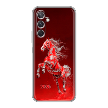 Силиконовый чехол на Samsung Galaxy A26 5g с принтом Новый год
