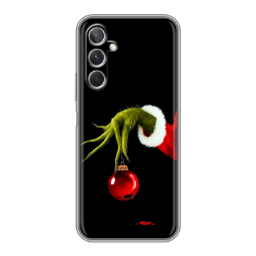 Силиконовый чехол на Samsung Galaxy A26 5g с принтом Новый год Гринч