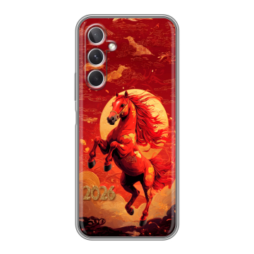 Силиконовый чехол на Samsung Galaxy A26 5g с принтом Новый год Силиконовый чехол на Samsung Galaxy A26 5g с принтом Новый год