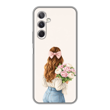 Силиконовый чехол на Samsung Galaxy A26 5g с принтом женский Силиконовый чехол на Samsung Galaxy A26 5g с принтом женский