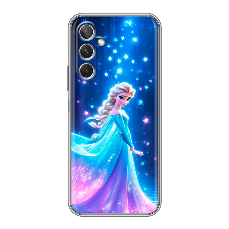 Силиконовый чехол на Samsung Galaxy A26 5g с принтом Холодное сердце Frozen Силиконовый чехол на Samsung Galaxy A26 5g с принтом Холодное сердце Frozen