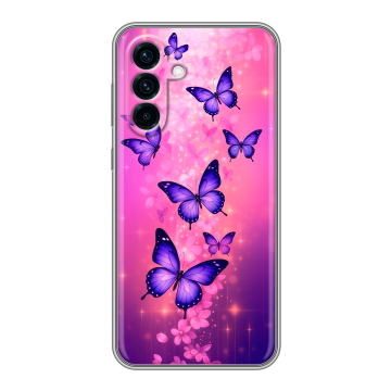 Силиконовый чехол на Samsung Galaxy A56 с принтом Бабочки