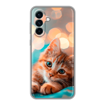 Силиконовый чехол на Samsung Galaxy A56 с принтом котик Силиконовый чехол на Samsung Galaxy A56 с принтом котик