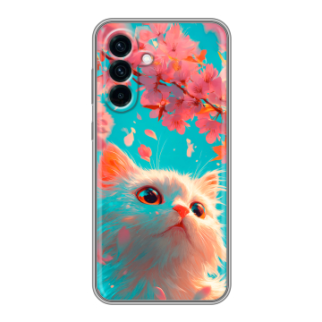 Силиконовый чехол на Samsung Galaxy A56 с принтом Красивый кот Силиконовый чехол на Samsung Galaxy A56 с принтом Красивый кот