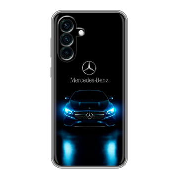 Силиконовый чехол на Samsung Galaxy A56 с принтом Mercedes Мерседес