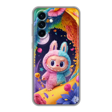 Силиконовый чехол на Samsung Galaxy A56 с принтом Labubu Лабубу Силиконовый чехол на Samsung Galaxy A56 с принтом Labubu Лабубу
