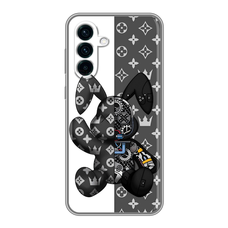 Силиконовый чехол на Samsung Galaxy A56 5g с принтом Луи робот Силиконовый чехол на Samsung Galaxy A56 5g с принтом Луи робот