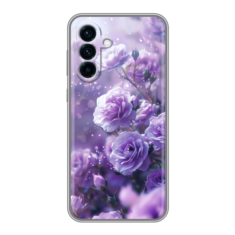 Силиконовый чехол на Samsung Galaxy A56 5g с принтом Розы цветы Силиконовый чехол на Samsung Galaxy A56 5g с принтом Розы цветы