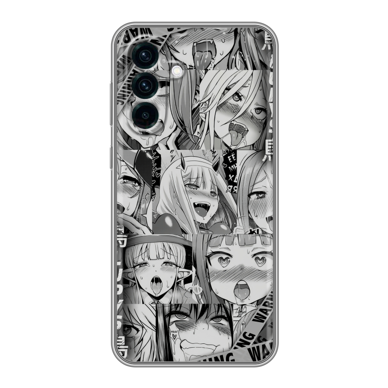Силиконовый чехол на Samsung Galaxy A56 с принтом Ahegao Ахегао Аниме Силиконовый чехол на Samsung Galaxy A56 с принтом Ahegao Ахегао Аниме