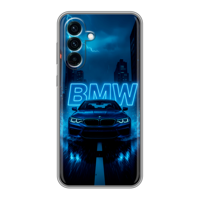 Силиконовый чехол на Samsung Galaxy A56 5g с принтом BMW БМВ Силиконовый чехол на Samsung Galaxy A56 5g с принтом BMW БМВ