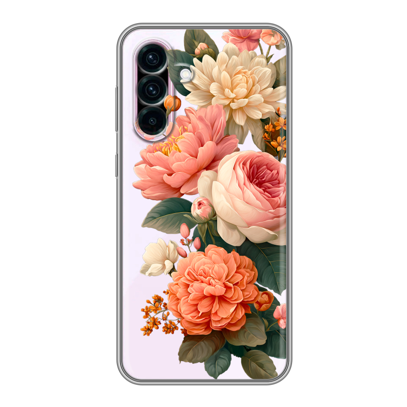 Силиконовый чехол на Samsung Galaxy A56 с принтом цветы Силиконовый чехол на Samsung Galaxy A56 с принтом цветы