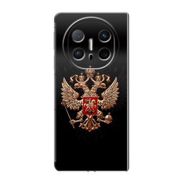 Пластиковый чехол на Huawei Mate X6 с принтом Герб России Пластиковый чехол на Huawei Mate X6 с принтом Герб России