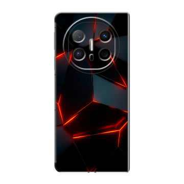 Пластиковый чехол на Huawei Mate X6 с принтом Яркие абстракции Пластиковый чехол на Huawei Mate X6 с принтом Яркие абстракции